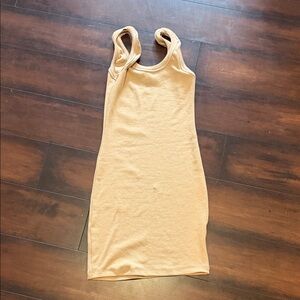 Tan Sleeveless Bodycon Dress new